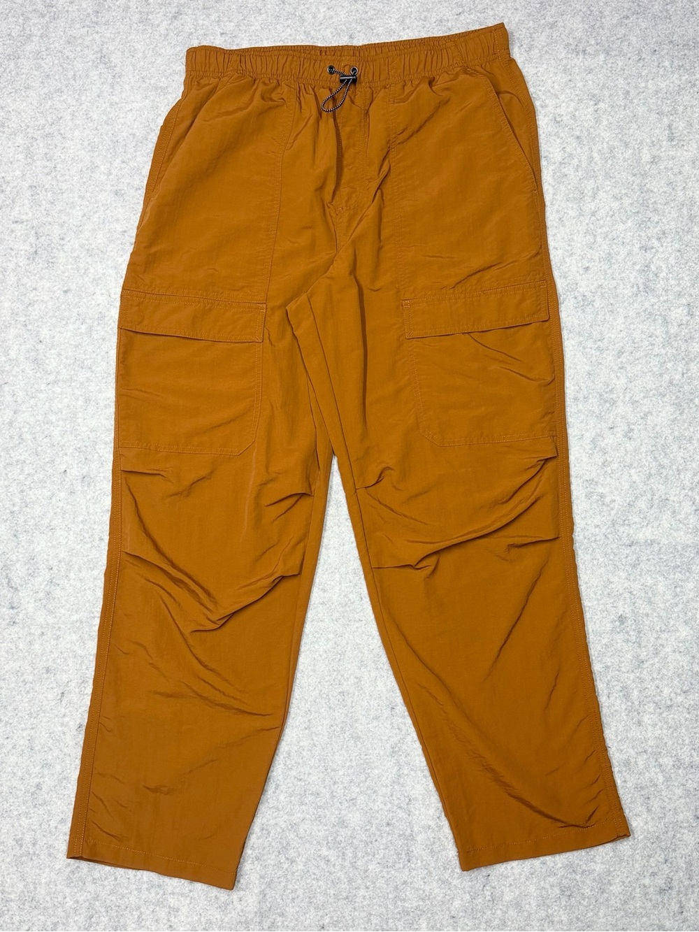 Original Use Mens Cargo Pants Size M Medium Orange Brown Nylon Lightweight